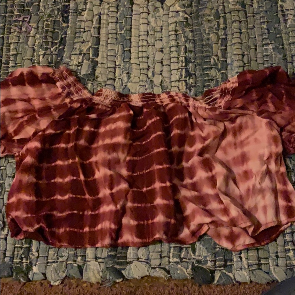 A tye dye crop top